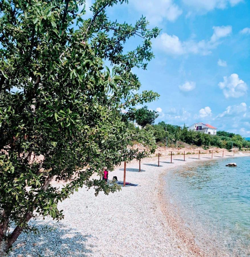 Modern Seeview Apartment Maslenica With Free Wifi, Free Parking, 300M From Beach Bagian luar foto